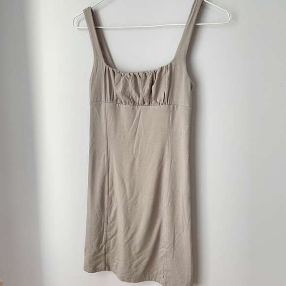 Wilfred Free Orbit mini dress in gull grey. Size XS. - Picture 3 of 5